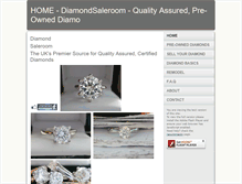 Tablet Screenshot of diamondsaleroom.com